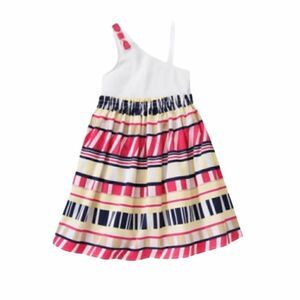 Gymboree Cape Cod Cutie Nautical Dress Navy Pink